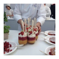 GEORGETTE Demoiselle Biodégradable Fourchette Finition Sable Blanc X 25 SC -Peugeot Boutique georgette demoiselle biodegradable fourchette finition sable blanc x 25 sc 13