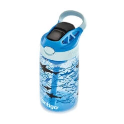 GIZMO Flip Gourde Enfant Avec Paille Contigo Bleu Requins 420 Ml -Peugeot Boutique gizmo flip gourde enfant avec paille contigo bleu requins 420 ml 3