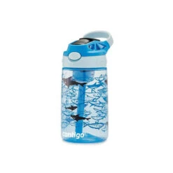 GIZMO Flip Gourde Enfant Avec Paille Contigo Bleu Requins 420 Ml -Peugeot Boutique gizmo flip gourde enfant avec paille contigo bleu requins 420 ml 6