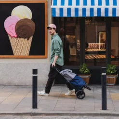 GO TWO Compact Poussette De Marché Chariot De Courses Pliable PLAYMARKET Bleu Indigo Texturé 21 GO TWO Compact Poussette De Marché Chariot De Courses Pliable PLAYMARKET Bleu Indigo Texturé -Peugeot Boutique go two poussette de marche chariot de courses pliable playmarket bleu indigo texture 7