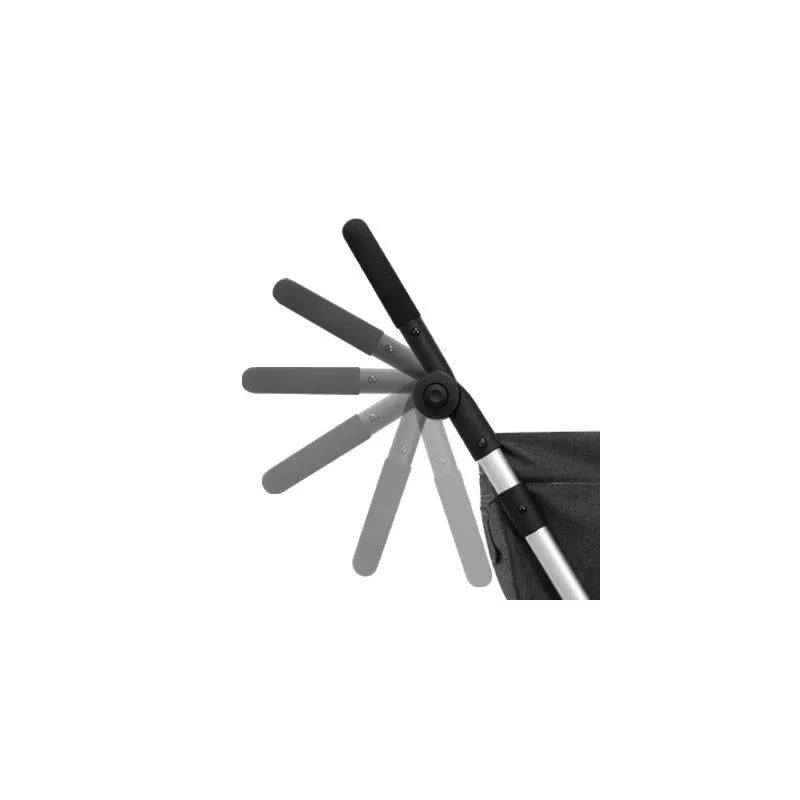 GO UP Trendy Poussette De Marché Chariot De Courses 6 Roues PLAYMARKET Noir Gris Texturé 12 GO UP Trendy Poussette De Marché Chariot De Courses 6 Roues PLAYMARKET Noir Gris Texturé – Image 12