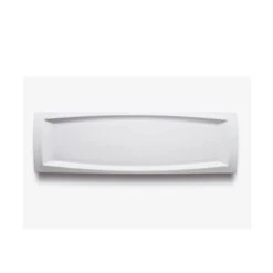 GONDOLA Plat Rectangulaire Porcelaine Blanche L60 -Peugeot Boutique gondola plat rectangulaire porcelaine blanche l60 2