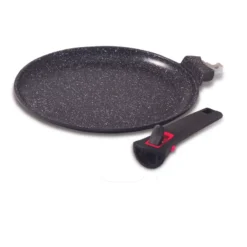 Granit PRO Crêpière Fonte Aluminium Revêtement Céramique Manche Amovible Induction D28 -Peugeot Boutique granit pro crepiere fonte aluminium revetement ceramique manche amovible induction d28 2