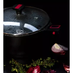 Granit PRO Faitout Fonte Aluminium Revêtement Céramique Induction D26