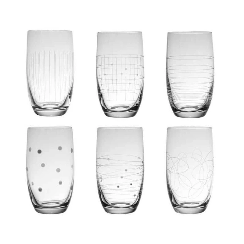 GRAPHIK Gobelet Haut Verre Gravé 33 Cl - Les 6 1 GRAPHIK Gobelet Haut Verre Gravé 33 Cl - Les 6