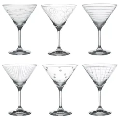 GRAPHIK Verre à Cocktail 29 Cl En Verre Gravé -Peugeot Boutique graphik verre a cocktail 29 cl en verre grave 2