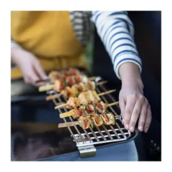 Grille De Repos Etagère Inox Pour Plancha FUSION 60 ENO -Peugeot Boutique grille de repos etagere inox pour plancha fusion 60 eno 1