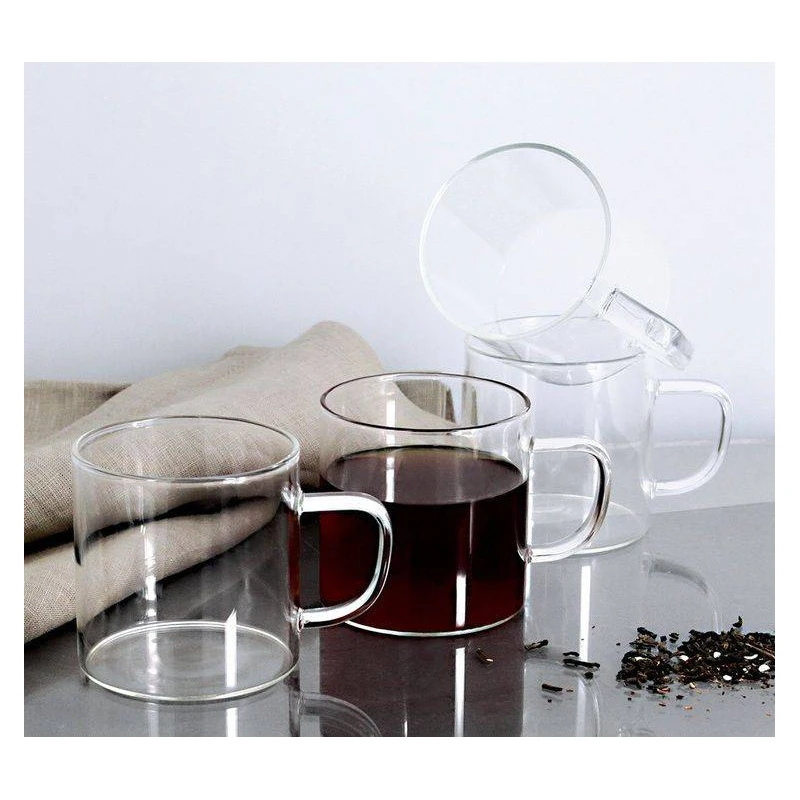 HELYA Tasse Thé Café 25 Cl Verre Borosilicate OGO - Les 4 1 HELYA Tasse Thé Café 25 Cl Verre Borosilicate OGO - Les 4