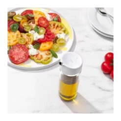 Huilier Vinaigrier En Verre Bouchon Verseur OXO 355 Ml -Peugeot Boutique huilier vinaigrier en verre bouchon verseur oxo 355 ml 7