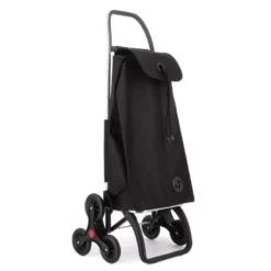 IMAX MF Poussette De Marché Chariot De Courses 6 Roues ROLSER Noir