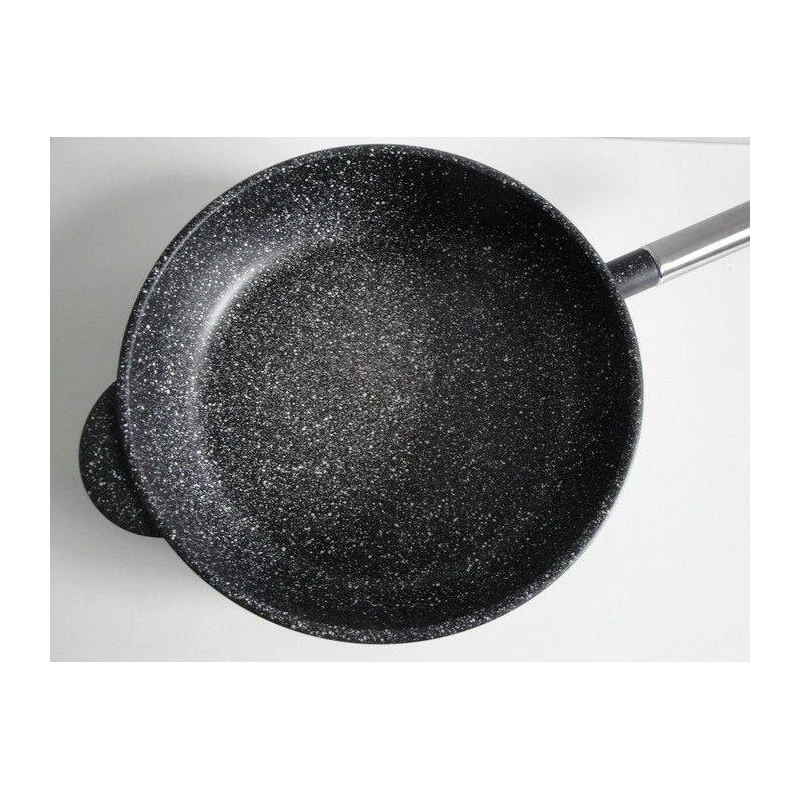 JULIENNE GRANIT Sauteuse En Fonte Aluminium Aspect Pierre Avec Couvercle Manche Amovible INDUCTION D28 11 JULIENNE GRANIT Sauteuse En Fonte Aluminium Aspect Pierre Avec Couvercle Manche Amovible INDUCTION D28 – Image 11