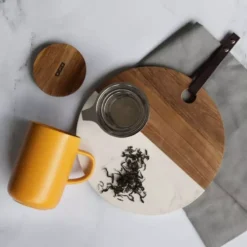 JULIET Infuseur à Thé / Tisanière En Grès Jaune 475 Ml OGO Avec Couvercle Bois 8 JULIET Infuseur à Thé / Tisanière En Grès Jaune 475 Ml OGO Avec Couvercle Bois -Peugeot Boutique juliet infuseur a the tisaniere en gres jaune 475 ml ogo avec couvercle bois p 2