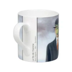 LE FILS DE L'HOMME Mug En Porcelaine By René Magritte De Könitz -Peugeot Boutique jungle mug en porcelaine vert les 4 22
