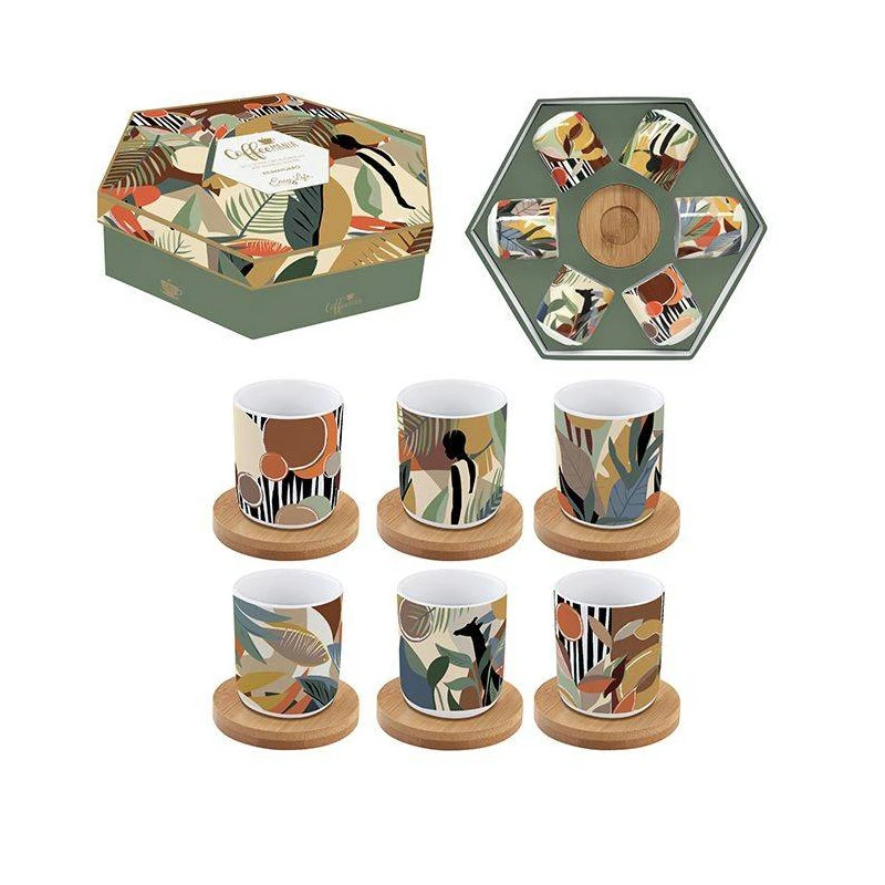 EASY LIFE KILIMANJARO Coffret Tasse Expresso Porcelaine - Les 6 SC 2 EASY LIFE KILIMANJARO Coffret Tasse Expresso Porcelaine - Les 6 SC – Image 2