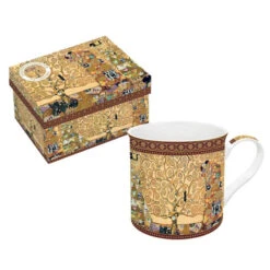 EASY LIFE KLIMT Coffret 1 Mug 30cl En Porcelaine