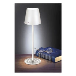 Lampe Rechargeable De Table Sans Fil CILIO Blanc