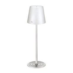 Lampe Rechargeable De Table Sans Fil CILIO Blanc -Peugeot Boutique lampe rechargeable de table sans fil cilio blanc 1 2