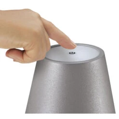 Lampe Rechargeable De Table Sans Fil CILIO Blanc -Peugeot Boutique lampe rechargeable de table sans fil cilio blanc 1 4