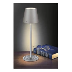 Lampe Rechargeable De Table Sans Fil CILIO Gris