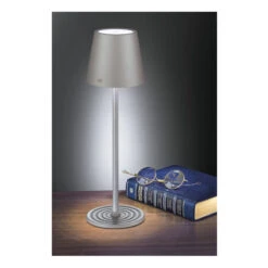 Lampe Rechargeable De Table Sans Fil CILIO Gris -Peugeot Boutique lampe rechargeable de table sans fil cilio gris 6