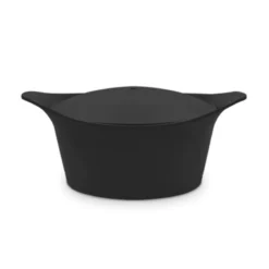 L´incroyable Cocotte Cookut Revêtement Céramique Noir Graphite - Sans Bouton Ni Manique 24 Cm