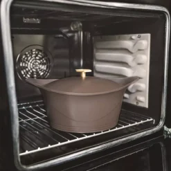 L´incroyable Cocotte Cookut Revêtement Céramique Moka - Sans Bouton Ni Manique 24 Cm 13 L´incroyable Cocotte Cookut Revêtement Céramique Moka - Sans Bouton Ni Manique 24 Cm -Peugeot Boutique lincroyable cocotte cookut revetement ceramique moka sans bouton ni manique 24 cm p 3