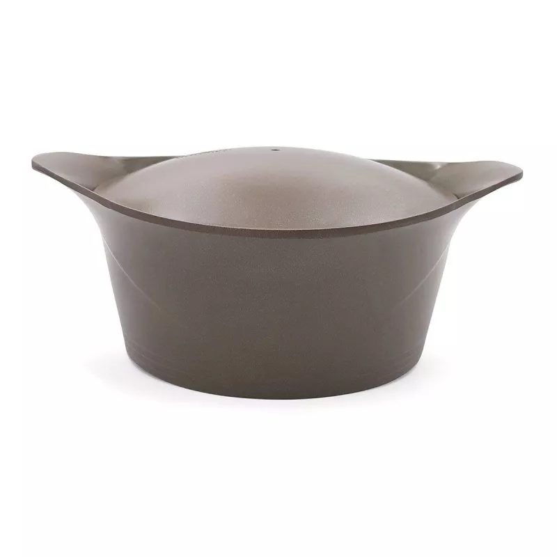 L´incroyable Cocotte Cookut Revêtement Céramique Moka - Sans Bouton Ni Manique 24 Cm 1 L´incroyable Cocotte Cookut Revêtement Céramique Moka - Sans Bouton Ni Manique 24 Cm