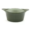 L´incroyable Cocotte Cookut Revêtement Céramique Vert Fougère - Sans Bouton Ni Manique 24 Cm