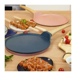 L´incroyable Crêpière Poêle à Crêpes Plancha Cookut Revêtement Céramique 26 Cm - Rose Guimauve 10 L´incroyable Crêpière Poêle à Crêpes Plancha Cookut Revêtement Céramique 26 Cm - Rose Guimauve -Peugeot Boutique lincroyable crepiere poele a crepes plancha cookut revetement ceramique 28 cm rose guimauve 4