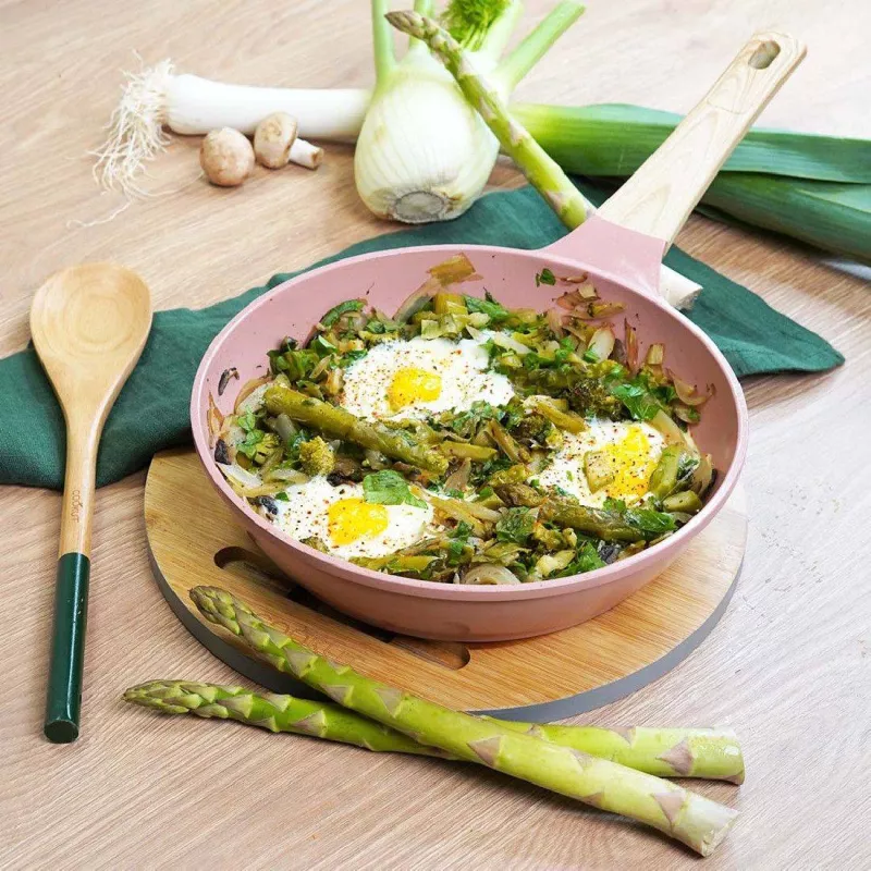 L´incroyable Poêle Cookut Revêtement Céramique 28 Cm - Rouge Passion 5 L´incroyable Poêle Cookut Revêtement Céramique 28 Cm - Rouge Passion – Image 5