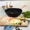 L´incroyable Wok Cookut Revêtement Céramique 28 Cm - Noir Graphite