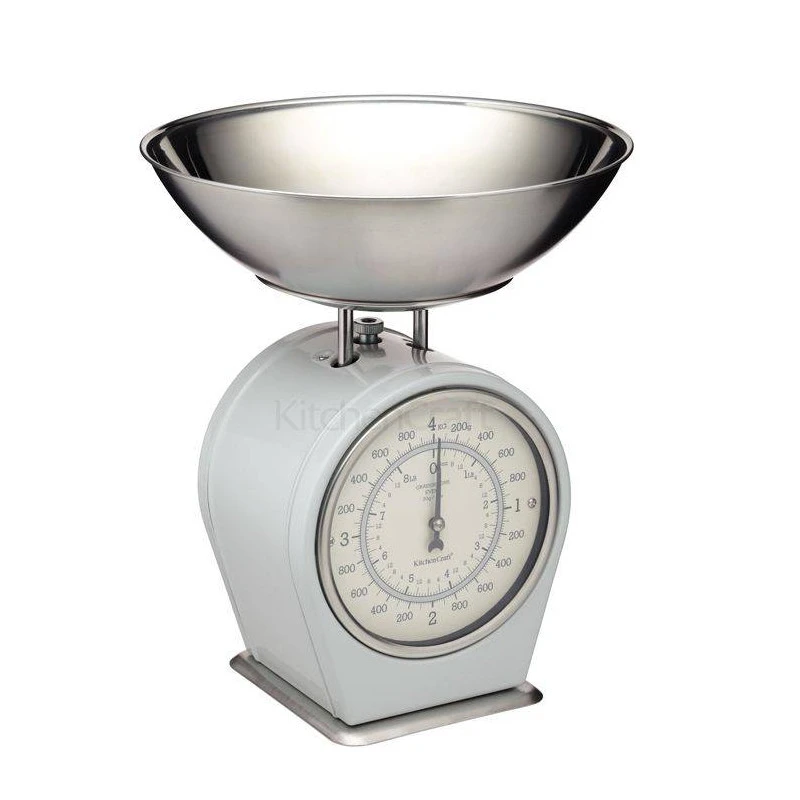 Kitchen Craft LIVING NOSTALGIA Balance Mécanique 4 Kg GRIS 2 Kitchen Craft LIVING NOSTALGIA Balance Mécanique 4 Kg GRIS – Image 2