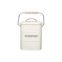 Kitchen Craft LIVING NOSTALGIA Seau Poubelle à Compost Crème