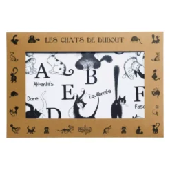 Lot De 4 Sets De Table DUBOUT Abécédaire Chat Winkler -Peugeot Boutique lot de 4 sets de table dubout abecedaire chat winkler 2