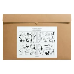 Lot De 4 Sets De Table DUBOUT Abécédaire Chat Winkler -Peugeot Boutique lot de 4 sets de table dubout abecedaire chat winkler 3