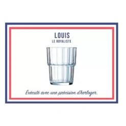 Luminarc LOUIS Gobelet Verre 25 Cl - Les 6 -Peugeot Boutique louis gobelet verre 25 cl les 6 5