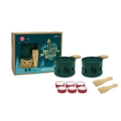 LUMI Raclette à La Bougie Individuelle Cookut- Les 2 Série Limitée Forêt Verte -Peugeot Boutique lumi raclette a la bougie individuelle cookut les 2 serie limitee foret verte 5