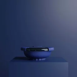 BINI Lunch Box Boîte Repas D20 Cm Bleu Nuit -Peugeot Boutique lunch box boite repas bento toutenun 2 etages couvercle noyer umami 12 l noir p 15