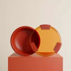 BINI Lunch Box Boîte Repas D20 Cm Terracotta