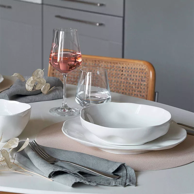 LUNIA Assiette Creuse En Porcelaine D21 PORCELLANA BIANCA 6 LUNIA Assiette Creuse En Porcelaine D21 PORCELLANA BIANCA – Image 6