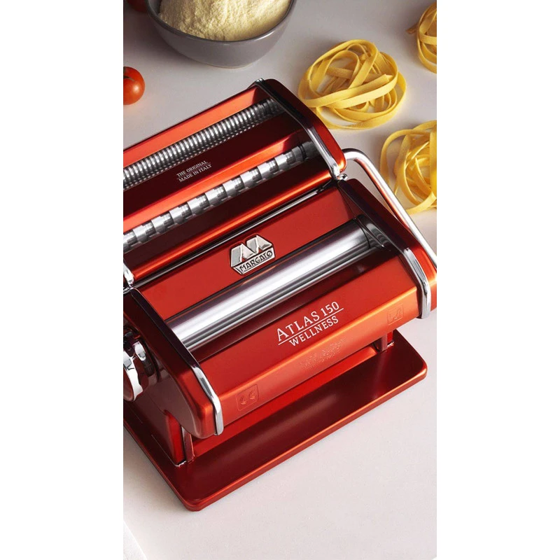 Machine à Pâtes Manuelle ATLAS 150 MARCATO Rouge 13 Machine à Pâtes Manuelle ATLAS 150 MARCATO Rouge – Image 13