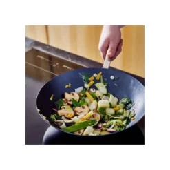 MAESTRO Wok En Acier Carbone Anti-adhésif Bleu BEKA D31 -Peugeot Boutique maestro wok en acier carbone anti adhesif bleu beka d31 11