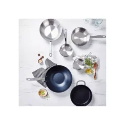 MAESTRO Wok En Acier Carbone Anti-adhésif Bleu BEKA D31 -Peugeot Boutique maestro wok en acier carbone anti adhesif bleu beka d31 6