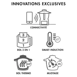 MAGIMIX Cook EXPERT Connect Robot Multifonctions Cuiseur Chromé Mat -Peugeot Boutique magimix cook expert connect robot multifonctions cuiseur chrome mat 17