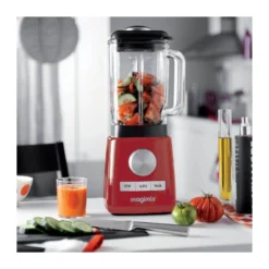 MAGIMIX Power Blender 4 1,8L Laqué Rouge -Peugeot Boutique magimix power blender 4 18l laque rouge 7