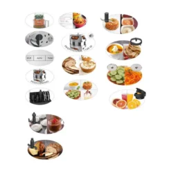 MAGIMIX Robot Multifonctions Compact 3200XL Chromé Mat -Peugeot Boutique magimix robot multifonctions compact 3200xl chrome mat nouveau modele 9