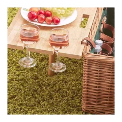 Malle Panier Pique Nique Osier Avec Table Les Jardins De La Comtesse Saint Honoré Vert 4 Personnes -Peugeot Boutique malle panier pique nique osier avec table les jardins de la comtesse saint honore 4 personnes 12