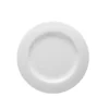 MALVA ROSSA Assiette Porcelaine Blanche Plate Présentation D32