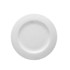 MALVA ROSSA Assiette Porcelaine Blanche Plate Présentation D32