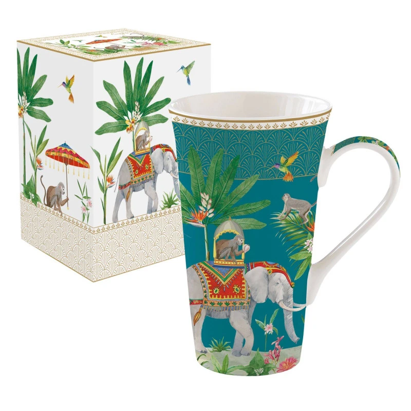 EASY LIFE MARAJAH Coffret Mega Mug 60 Cl Porcelaine EASYLIFE 1 EASY LIFE MARAJAH Coffret Mega Mug 60 Cl Porcelaine EASYLIFE